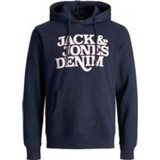 Jack & Jones Hoodie with Kangaroo Pocket Blue
