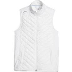 Puma Vests Puma Frost Golf Quilted Vest - White