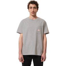 Nudie Jeans Tops Nudie Jeans Leffe Pocket Tee - Gris