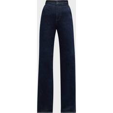 Veronica Beard Crosbie High-rise Wide-Leg Jeans - Blue