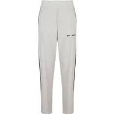 Cashmere - Men Trousers & Shorts Palm Angels Logo-Embroidered Knitted Track Pants - Men - Neutrals