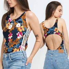 Multicoloured - Women Shapewear & Under Garments adidas Womens Body Flower Bodysuit - Multi
