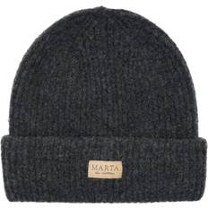 Marta Du Chateau Tøj Marta Du Chateau Rib Beanie Hat 151512 - Dk Grey
