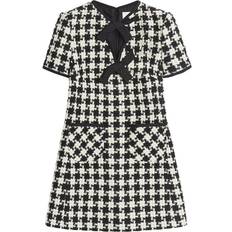 Valentino Damier Light Tweed Short Dress - Ivory