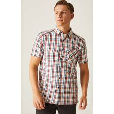 Fabric Shirts Regatta Mindano VIII Short Sleeve Shirt - Red