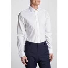 Limehaus Slim Fit Poplin Shirt - White