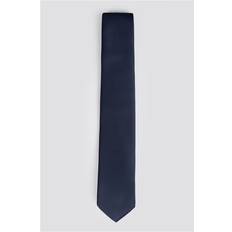 Cheap Ties Limehaus Regular Plain Tie - Navy