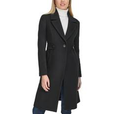 Cole Haan Hann Single Breasted Coat - Black