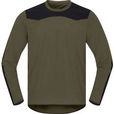 Norrøna Skibotn Equaliser Tech Longsleeve - Oliv