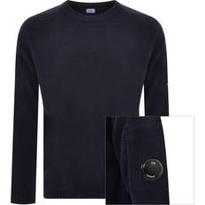 C.P. Company Man Jumpers C.P. Company Chenille Knitted Jumper - Navy