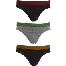 Men - Orange Men's Underwear Tom Franks Mens Briefs Underwear 3 Pack - Orange/Red/Green