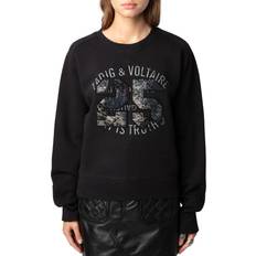 Zadig & Voltaire Sweatere Zadig & Voltaire Arvene Mo Bicolor Sweatshirt Gray/Blue