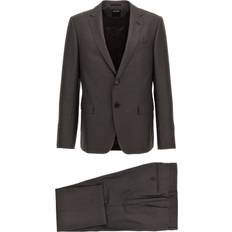 Homme - Marron Robes Zegna Zegna-One-Breasted Dress - Brown