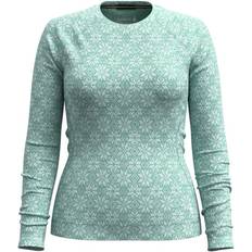 Dam - Turkosa Underställstoppar Smartwool Merino 250 Baselayer Crew - Arctic Green