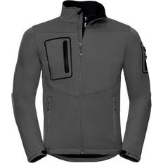 Man - Titanium Buitenkleding Russell Heren Sport Zachte Shell Jas - Zilver