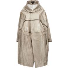 Comme des Garçons Coats Comme des Garçons Oversize Texture Trench Coat - Gray