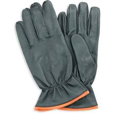 Orange Gloves & Mittens Cashmere Lined Leather Gloves - Orange