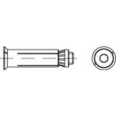 Rostfritt stål Skjutreglar 820310140120080 12x80mm 1st