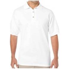 Gildan Pikétröjor Gildan Classic DryBlend Polo Shirt - White