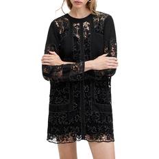 AllSaints Short Dresses AllSaints Noush Linen-Blend Mini Dress