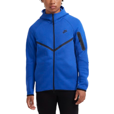 Biomaterialien Bekleidung NIKE Tech Men's Full Zip Windrunner Hoodie - Game Royal/Black