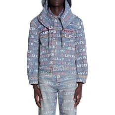 Crossed Front Denim Jacket - Light Blue