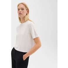 Theory Women T-shirts Theory Women's Wool Boxy Tee - White