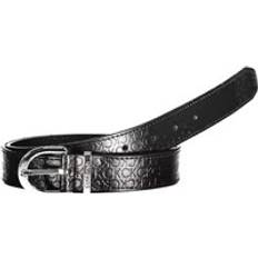 Accessori Calvin Klein Elegant Black Leather Belt - Black