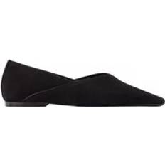 Shoes Toteme Suede Ballet Flats - Black