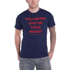 The Beatles Unisex Back Print T-Shirt - Navy Blue