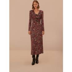 Viola Vestiti Chelsea Garden Flower Dress - Purple