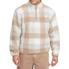 Knitted Sweaters - Men Nike Club Men's Winterized Half-Zip - Khaki/Sail/Light Bone/White