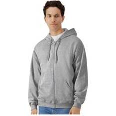 Gildan Homme Vêtements Gildan Midweight Soft Touch Full Zip Hoodie - Grey