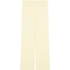 Donna - Giallo Pantaloni Patrizia Pepe High Waist Palazzo Broek - Geel