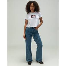 Dame - Silke Jeans Obey Højtaljede Jeans Med 5 Lommer - Indigoblå
