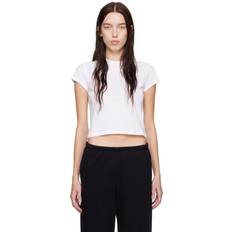 SKIMS Relaxed Tees Shrunken T-shirt - White