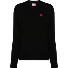 Kenzo Dam Tröjor Kenzo Boke Flower Wool Sweater - Black