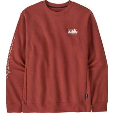 Short Sweaters Patagonia Skyline Uprisal Fleece Crewneck Sweatshirt - Burnished Red