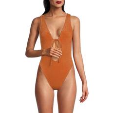 Montce Juliet Cutout One Piece Swimsuit - Orange