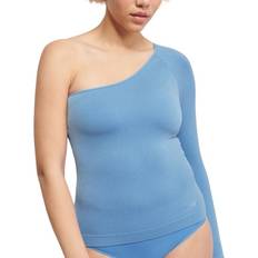 Sloggi Dame Bluser Sloggi EVER Infused Relax One-Shoulder Top - Lightblue