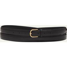 Accessories Toteme Black Slim Trouser Leather Belt