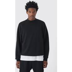 boohooMAN Oversized Sweatshirt - Black