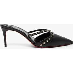 Heels & Pumps Christian Louboutin Taroosh 70 Black Spike Mule Pumps