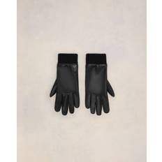 Gloves & Mittens Ami Paris Men's ADC Leather Patch Gloves - Black