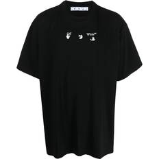 Off-White Oberteile Off-White Red Marker Over Tee - Black