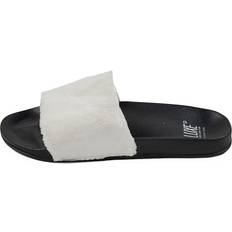 Sheepskin Slides Luxe Faux Fur Sheepskin Slide Slippers - Off White