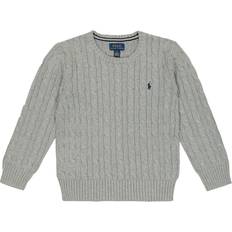 Ralph lauren knit Polo Ralph Lauren Kid's Cable Knit Cotton Sweater - Heather Grey