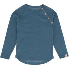 Barneklær Gullkorn Design Villvette Wool Sweater - Denim Blue