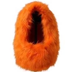 Damen - Orange Hüte Dolce & Gabbana Faux Fur Whole Head Wrap Hat Orange