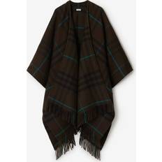 Burberry Dame Frakker Burberry Uldponcho Jakke - Flerfarvet